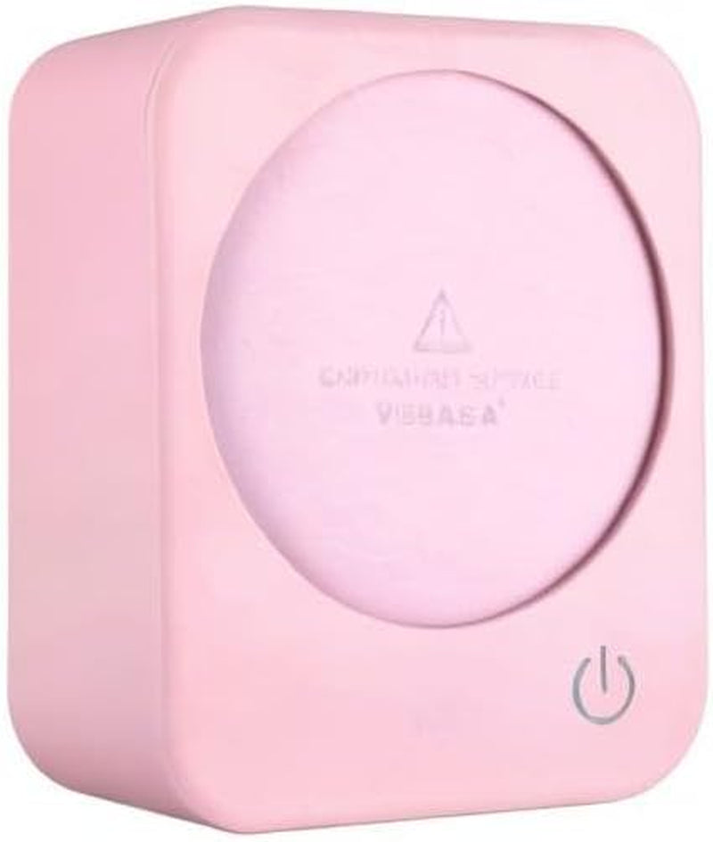 Coffee Mug Warmer with 4 Hours Auto Shut-Off, Coffee Warmer Plate for Office Home Desk Use with 3 Temperature Settings, Electric Cup Warmer for Cocoa,Tea, Milk, Water, for Gifts, Pink (No Cup)