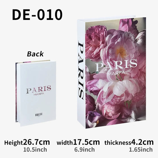 Fashion Art Openable Fake Books for Decoration Storage Box New Hotle Decorative Book for Living Room Simulation Books Home Decor