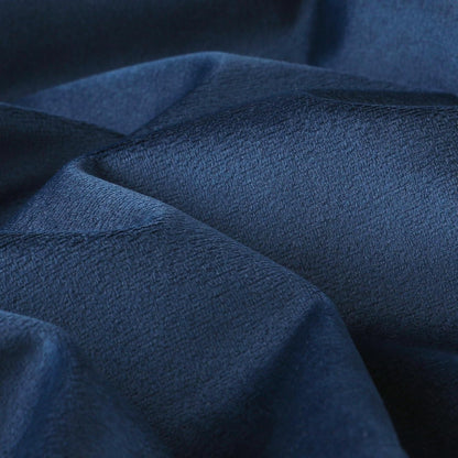 Set of 2 Cozy Velvet Square Decorative Throw Pillow Covers for Couch and Bed, Navy Blue, 18 X 18 Inches