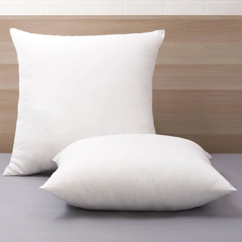 Lux Decor Throw Pillow Inserts Set of 4 - Decorative Cushion for Couch, Sofa, Bed, Bench & Car Seats – Indoor/Outdoor Square Pillows 16X16