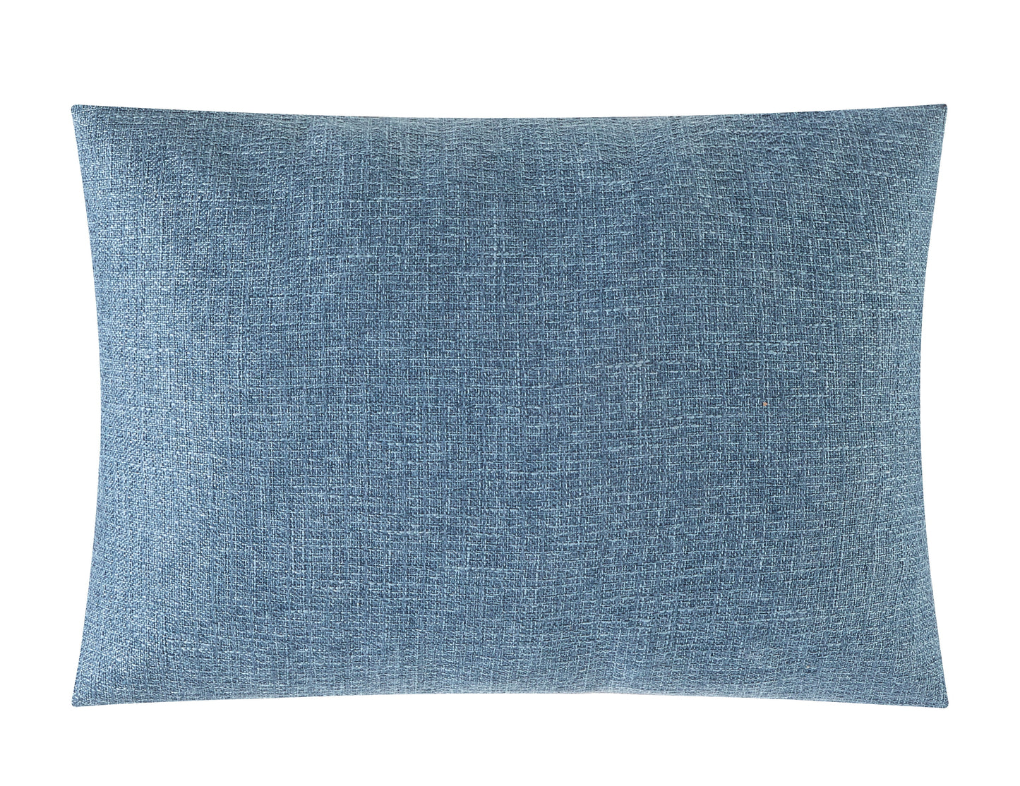 Chambray Embroidered Botanical Decorative Throw Pillow for Adults, 14 X 20