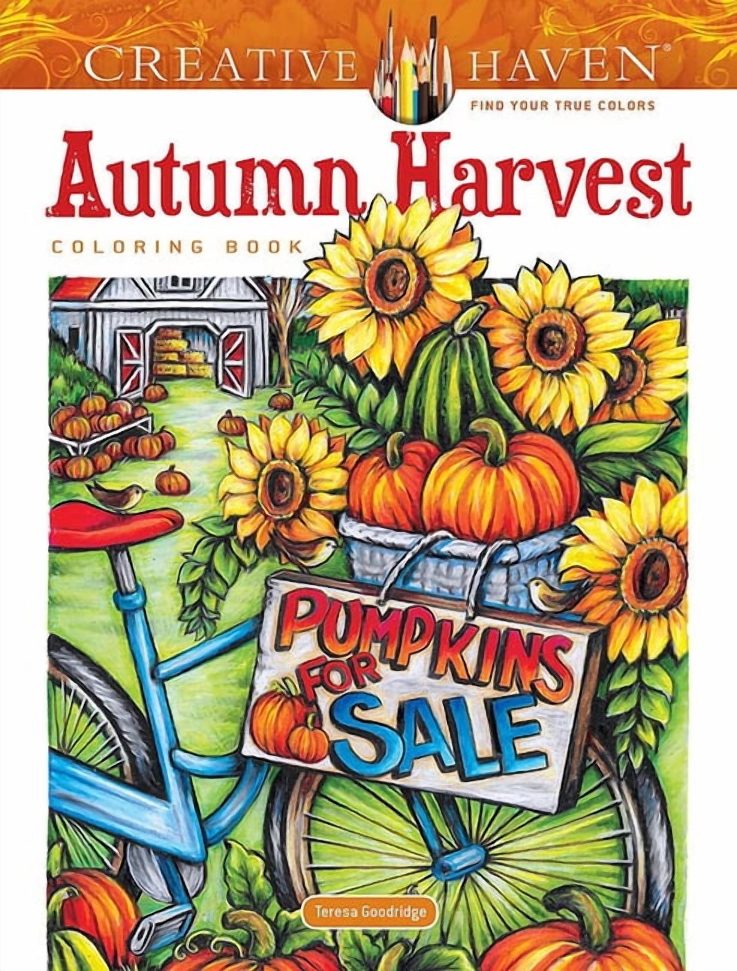 Adult Coloring Books: Seasons  Autumn Harvest Coloring Book, (Paperback)