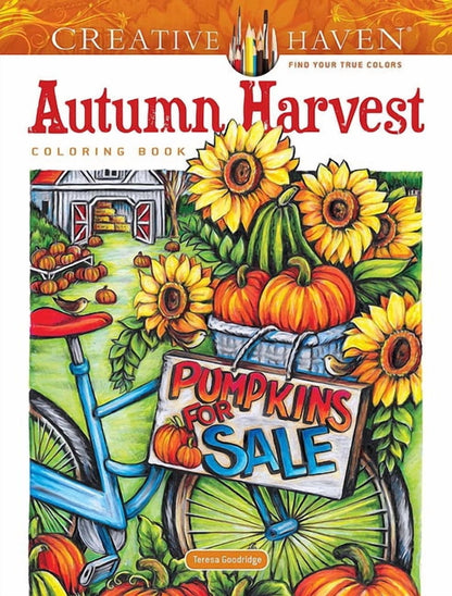 Adult Coloring Books: Seasons  Autumn Harvest Coloring Book, (Paperback)