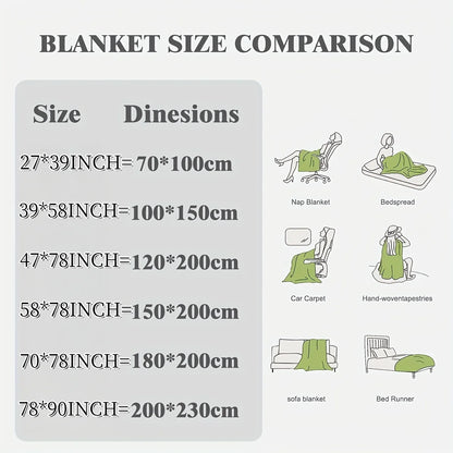 1Pc Jacquard Sherpa Weighted Blanket 10Lbs for Adults- Soft, Warm, and Thickened Calm Blanket for Ultimate Comfort