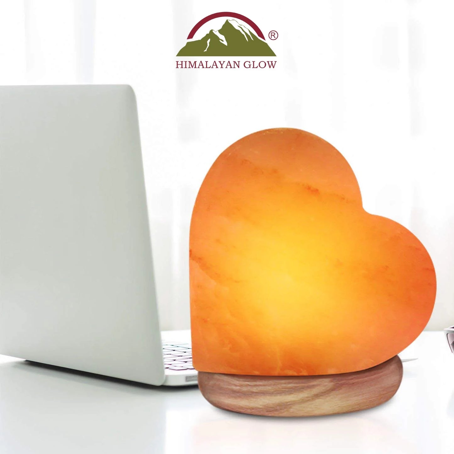 Heart Salt USB Lamp, Multicolor LED Night Light, 4-5 Lbs