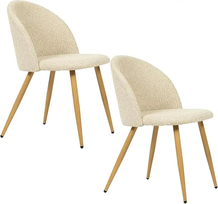 Upholstered Velvet Dining Chair Mid Back Armless with Wood Legs for Home Kitchen Bedroom Living Room
